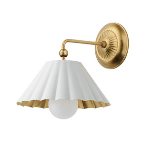 Primrose - 1 Light Wall Sconce-11 Inches Tall and 10 Inches Wide