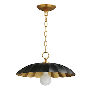 Primrose - 1 Light Pendant-9 Inches Tall and 16 Inches Wide