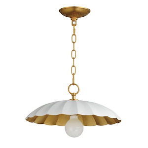 Primrose - 1 Light Pendant-9 Inches Tall and 16 Inches Wide - 1326592