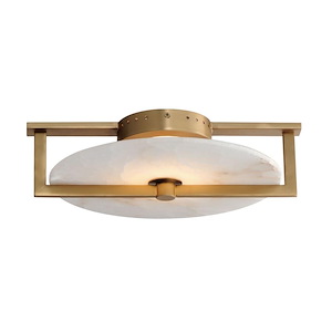 Quarry - 13W 1 LED Wall Sconce/Flush Mount-4 Inches Tall and 12.25 Inches Wide