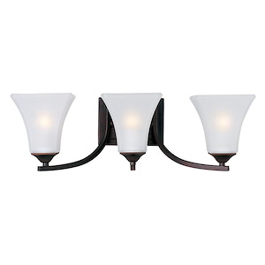 Aurora-3 Light Contemporary Bath Vanity in Contemporary style-21.5 Inches wide by 7 inches high