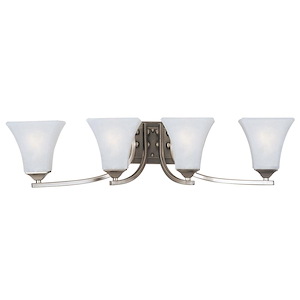 Aurora-4 Light Contemporary Bath Vanity in Contemporary style-29.5 Inches wide by 7 inches high