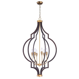 Crest-Six Light Chandelier-26 Inches wide by 45.25 inches high