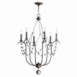 Formosa - 6 Light Chandelier-36.5 Inches Tall and 27 Inches Wide - 1284210
