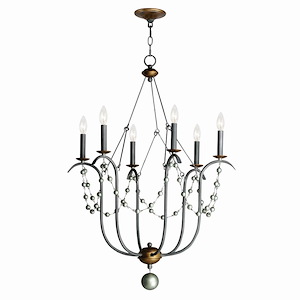 Formosa - 6 Light Chandelier-36.5 Inches Tall and 27 Inches Wide