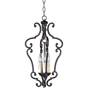Richmond-Three Light Entry Foyer Pendant in European style-11 Inches wide by 21.5 inches high