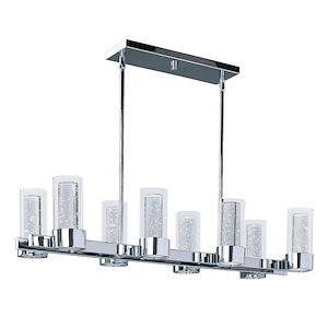Sync-72W 16 LED Linear Chandelier in Contemporary style-11.5 Inches wide by 7 inches high