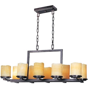 Luminous-10 Light Chandelier in Transitional style-16.5 Inches wide by 16.5 inches high