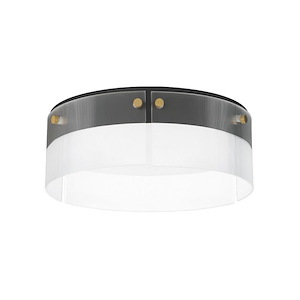 Spectre - 20W 1 LED Flush Mount-6 Inches Tall and 16.5 Inches Wide