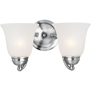 Basix-2 Light Wall Sconce in Contemporary style-13.5 Inches wide by 8 inches high