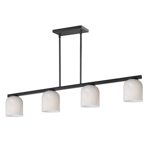 Scoop - 4 Light Linear Pendant-6.75 Inches Tall and 5.25 Inches Wide - 1342382