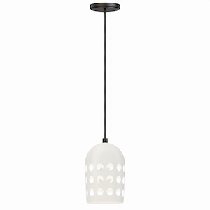 Dottie - 1 Light Pendant-10.75 Inches Tall and 7 Inches Wide