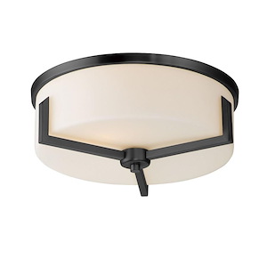 Dart - 3 Light Flush Mount-5.5 Inches Tall and 14 Inches Wide