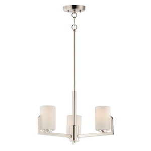 Dart-Three Light Chandelier-22.25 Inches wide by 13.5 inches high