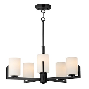 Dart - 5 Light Chandelier-13.5 Inches Tall and 26 Inches Wide