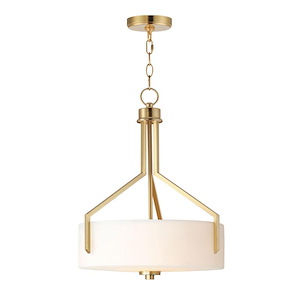 Dart - 3 Light Entry Foyer Pendant-21 Inches Tall and 16.75 Inches Wide - 1326680