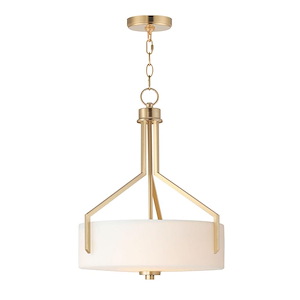 Dart - 3 Light Entry Foyer Pendant-21 Inches Tall and 16.75 Inches Wide