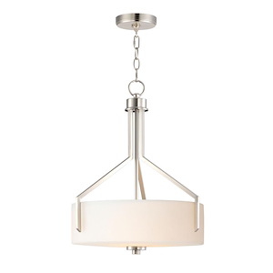 Dart - 3 Light Entry Foyer Pendant-21 Inches Tall and 16.75 Inches Wide