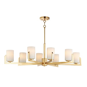 Dart-Eight Light Chandelier-28 Inches wide by 13.5 inches high - 882538