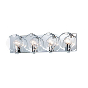 Looking Glass-4 Light Wall Sconce-24.5 Inches wide by 6.5 inches high - 1213603