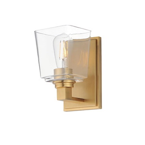 Cubos - 1 Light Wall Sconce-8 Inches Tall and 4.75 Inches Wide