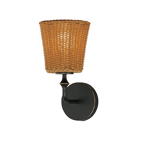 Baja - 1 Light Wall Sconce-11.75 Inch Tall and 6 Inch Wide - 1369786