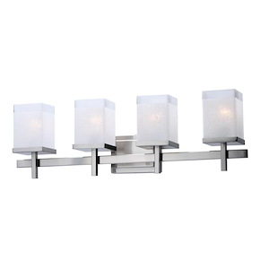 Tetra-4 Light Bath Vanity-30 Inches wide by 9 inches high