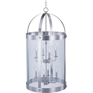 Tara-Eight Light Entry Foyer Pendant in Mediterranean style-19.5 Inches wide by 36 inches high