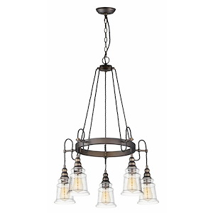 Revival-Five Light Chandelier-26.5 Inches wide by 34 inches high - 819462