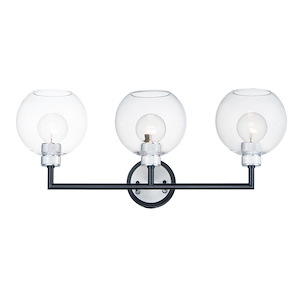 Vessel 3 Light Bath Vanity Approved for Damp Locations