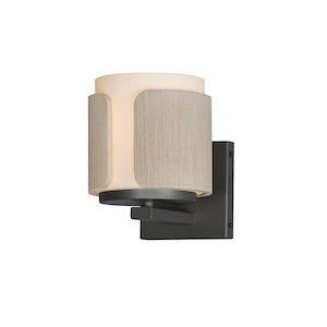Draughtsman - 1 Light Wall Sconce-7.5 Inch Tall and 6 Inch Wide - 1377247