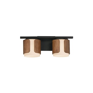 Draughtsman - 2 Light Bath Vanity-7.5 Inch Tall and 18 Inch Wide - 1377248