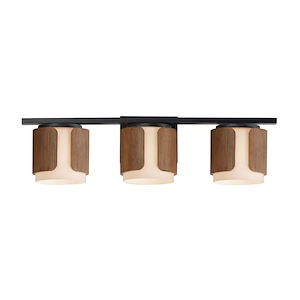 Draughtsman - 3 Light Bath Vanity-7.5 Inch Tall and 27 Inch Wide - 1377249