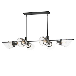 Finch - 6 Light Linear Pendant-7.75 Inch Tall and 49.25 Inch Wide - 1377255