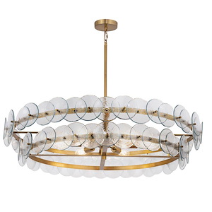 Loren - 8 Light Chandelier-9.5 Inches Tall and 42 Inches Wide - 1342405