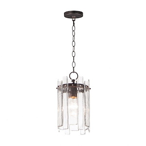 Warren - 1 Light Pendant-12 Inches Tall and 7.5 Inches Wide - 1306200