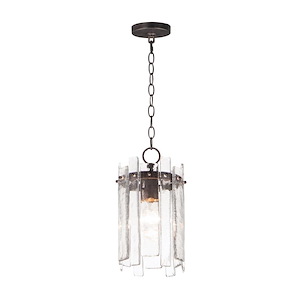 Warren - 1 Light Pendant-12 Inches Tall and 7.5 Inches Wide