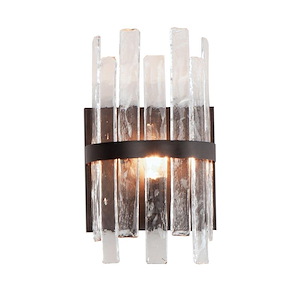 Warren - 1 Light Wall Sconce-11.5 Inches Tall and 7 Inches Wide