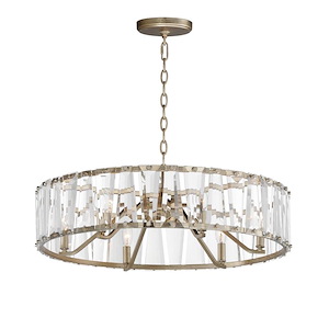 Odeon - 6 Light Chandelier-9.5 Inches Tall and 26.75 Inches Wide - 1311072