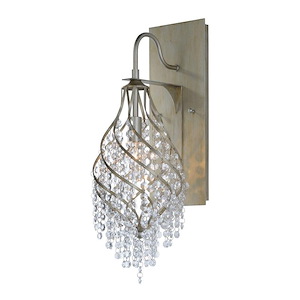 Twirl-One Light Wall Sconce-7.25 Inches wide by 22.25 inches high