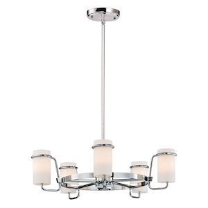 Avant-Five Light Chandelier-22 Inches wide by 5.75 inches high