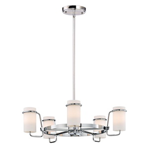Avant-Five Light Chandelier-22 Inches wide by 5.75 inches high