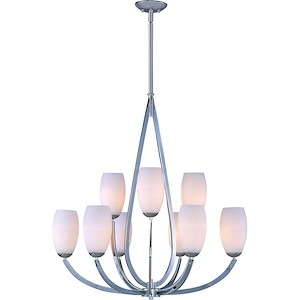 Elan-Nine Light 2-Tier Chandelier in Transitional style-34.5 Inches wide by 36 inches high - 238664