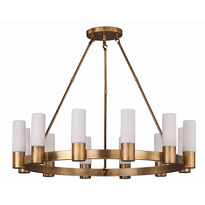 Contessa-Twelve Light Chandelier in European style-35 Inches wide by 28 inches high