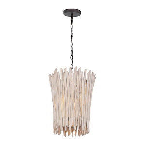 Baywood - 1 Light Pendant-18 Inches Tall and 14 Inches Wide