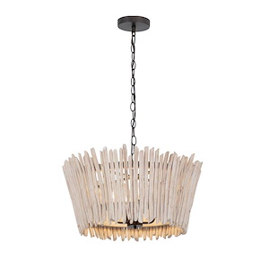 Baywood - 4 Light Chandelier-12 Inches Tall and 24 Inches Wide - 1342409