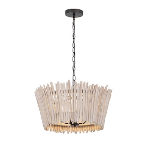 Baywood - 4 Light Chandelier-12 Inches Tall and 24 Inches Wide