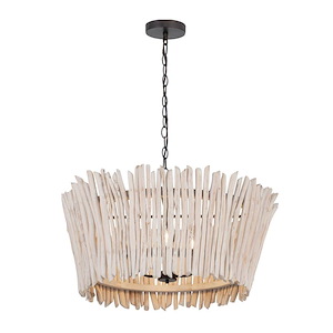 Baywood - 5 Light Chandelier-15.5 Inches Tall and 30 Inches Wide - 1342410