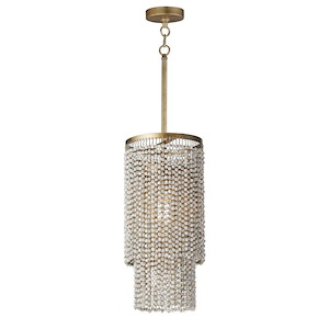Fontaine - 1 Light Pendant-16.75 Inches Tall and 8 Inches Wide