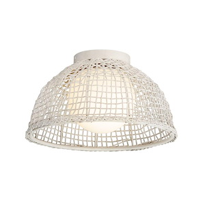 Cestino - 1 Light Flush Mount-8.5 Inches Tall and 15.75 Inches Wide